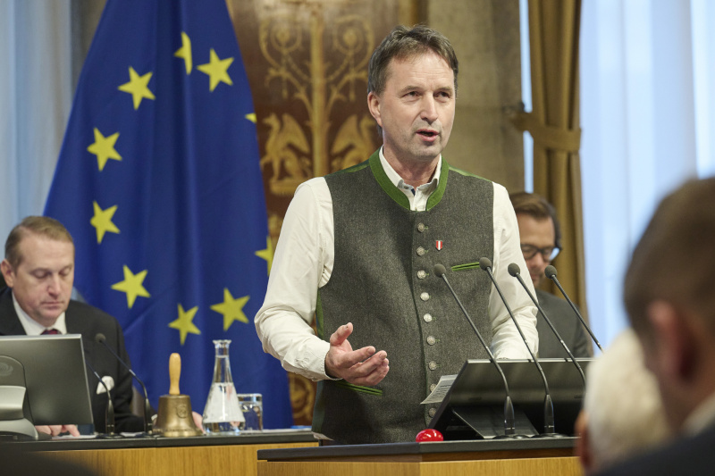 Am Rednerpult: Nationalratsabgeordneter Albert Royer (FPÖ)