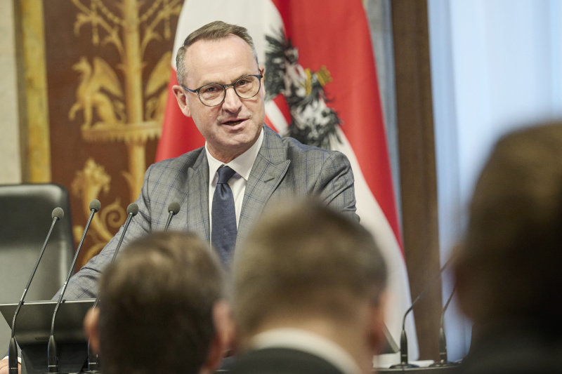 Am Rednerpult: Bundesrat Dominik Reisinger (SPÖ)