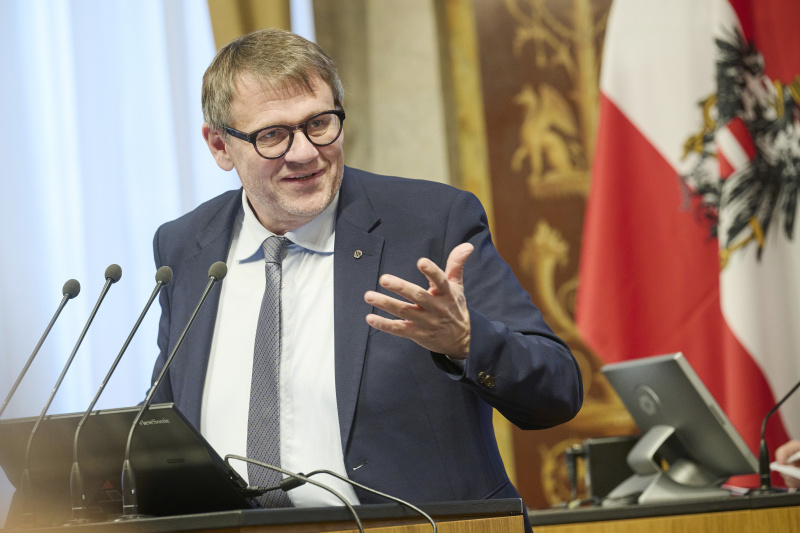 Am Rednerpult: Bundesrat Christoph Thoma (ÖVP)