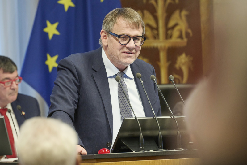 Am Rednerpult: Bundesrat Christoph Thoma (ÖVP)