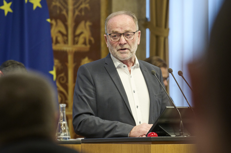 Am Rednerpult: Bundesrat Silvester Gfrerer (ÖVP)