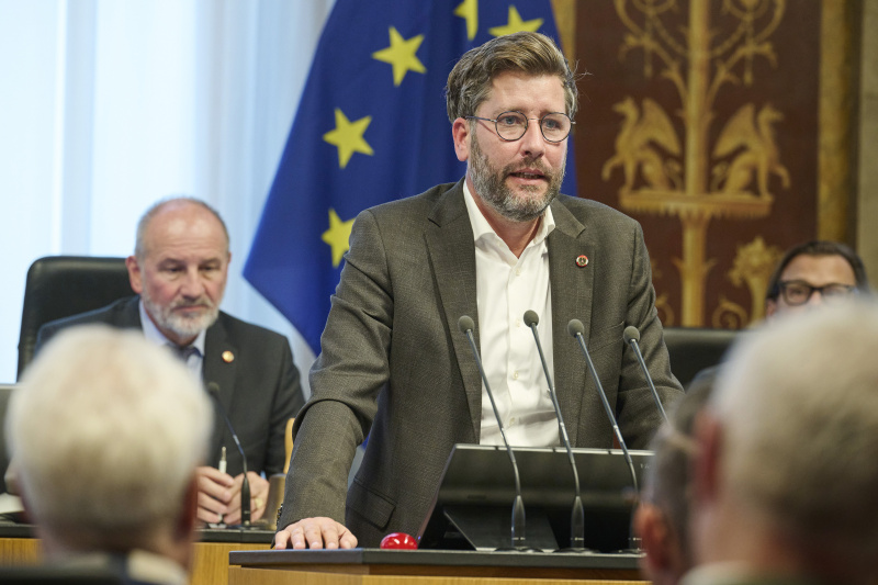 Am Rednerpult: Bundesrat Christian Fischer (SPÖ)