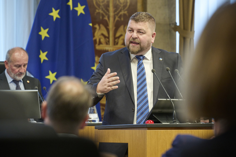 Am Rednerpult: Bundesrat Andreas Spanring (FPÖ)