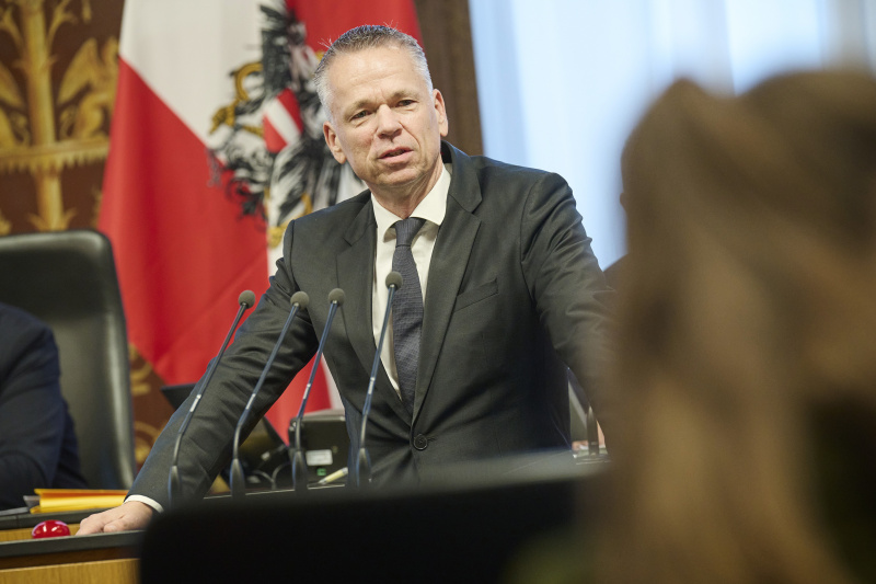 Am Rednerpult Bundesrat Harald Himmer (ÖVP)