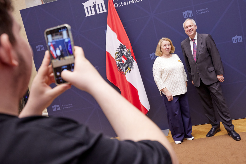 Fotopoint mit Nationalratspräsident Walter Rosenkranz (FPÖ