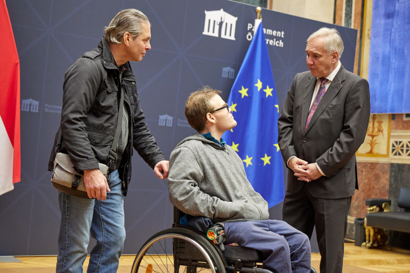 Nationalratspräsident Walter Rosenkranz (FPÖ) im Gespräch