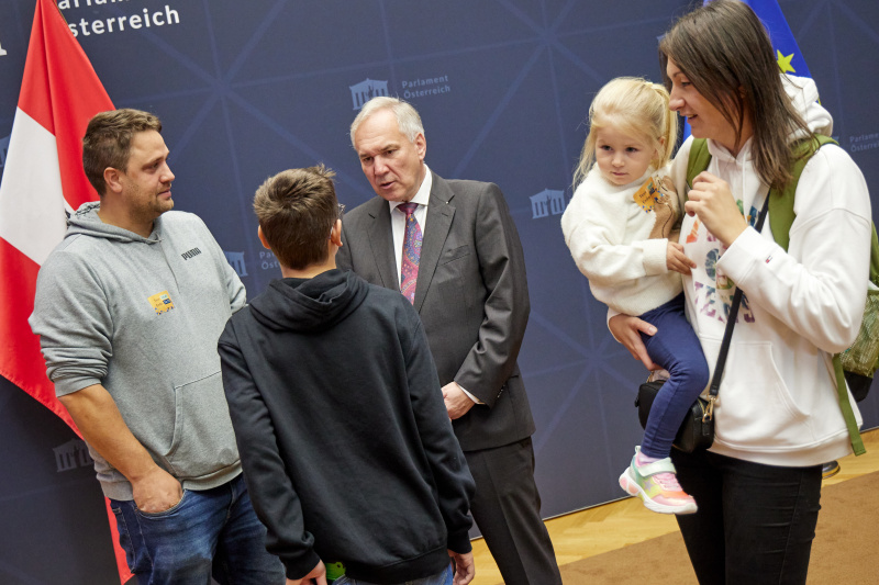 Nationalratspräsident Walter Rosenkranz (FPÖ) im Gespräch