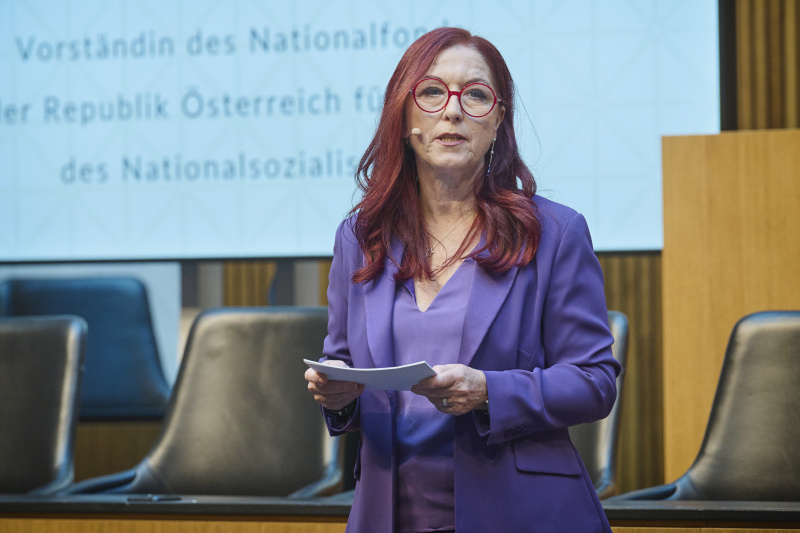 Moderation Vorständin des Nationalfonds der Republik Österreich für Opfer des Nationalsozialismus Hannah Lessing