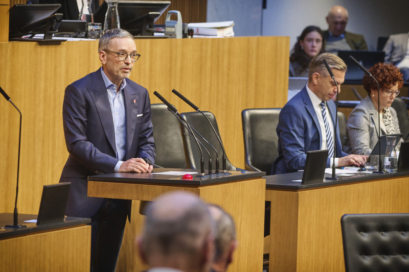 Am Rednerpult: Klubobmann Herbert Kickl (FPÖ)