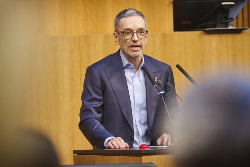 Am Rednerpult: Klubobmann Herbert Kickl (FPÖ)