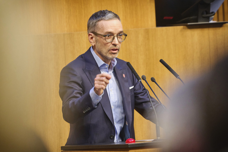 Am Rednerpult: Klubobmann Herbert Kickl (FPÖ)