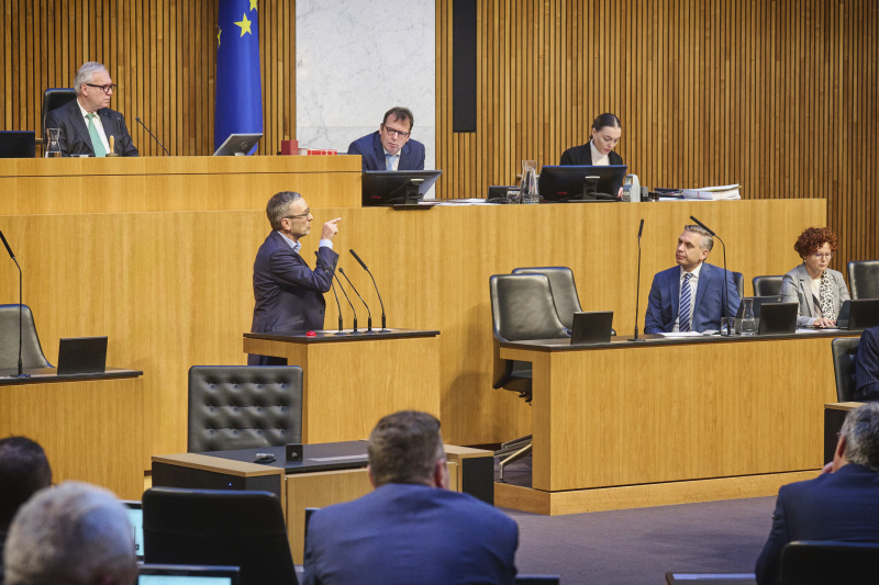 Am Rednerpult: Klubobmann Herbert Kickl (FPÖ)