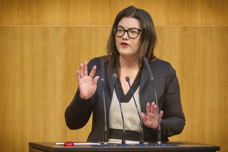 Am Rednerinnenpult: Nationalratsabgeordnete Melanie Erasim (SPÖ)