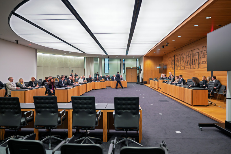 Blick Richtung Ausschussmitglieder