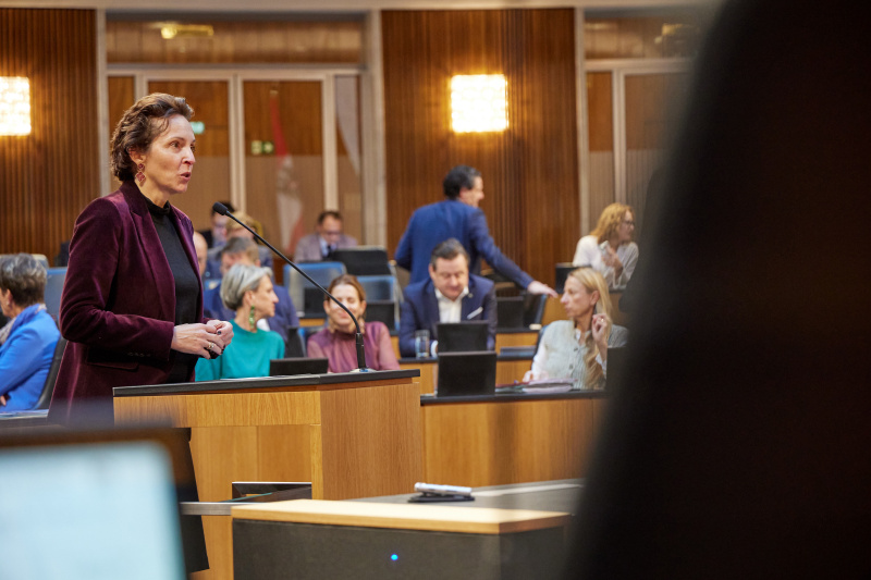 Fragestellerin Nationalratsabgeordnete Martina von Künsberg Sarre (NEOS)