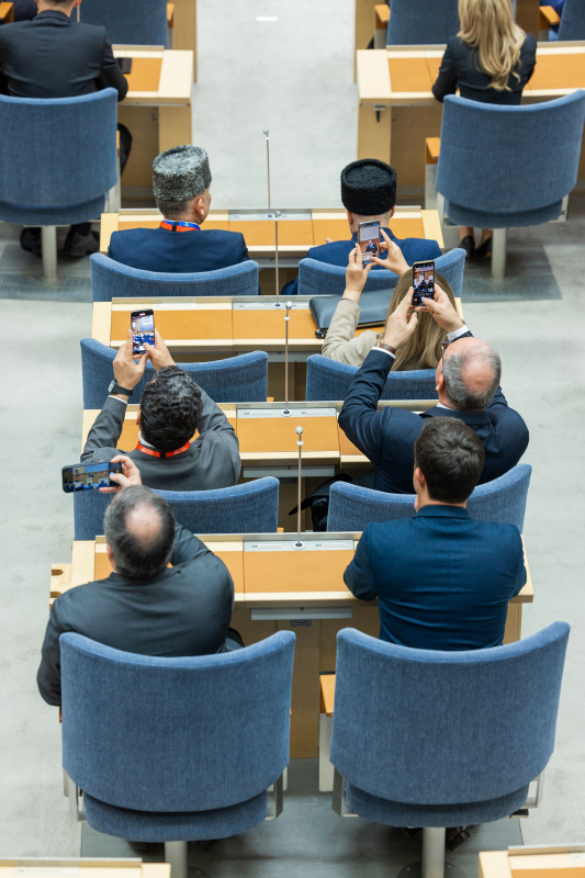 Teilnehmer während dem 4. Parlamentarischen Gipfel der internationalen Krim-Plattform in Stockholm