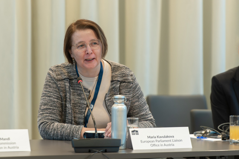 Introduction of participants. Maria Kavulakova - European Parliament Liaison Office in Austria
