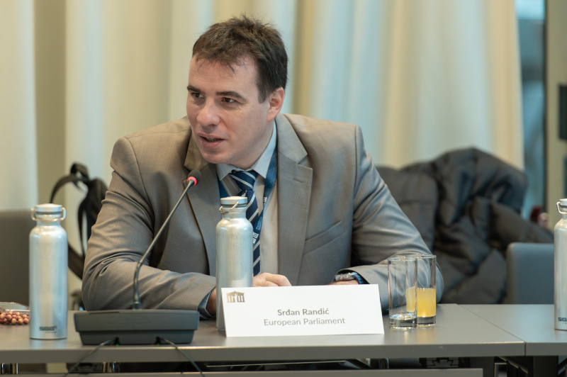 Introduction of participants. Srdan Randic - European Parliament