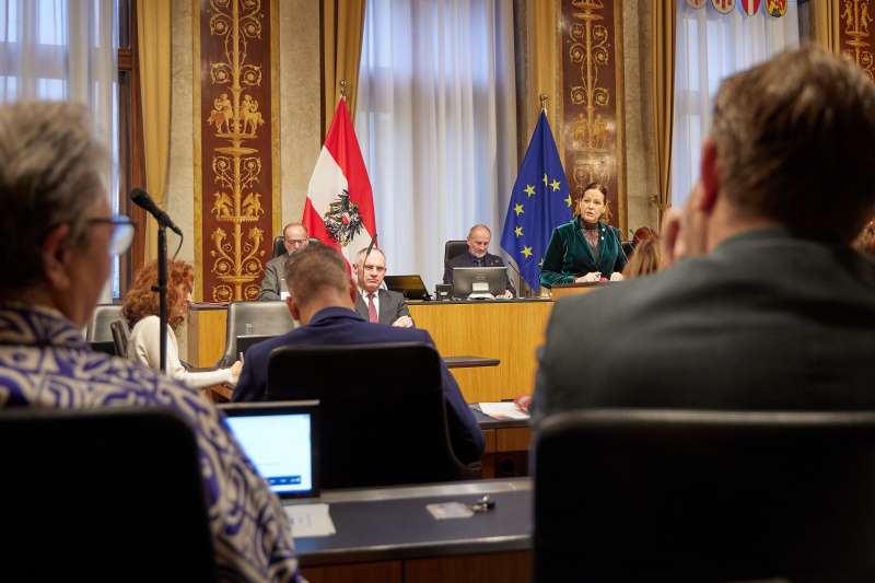 Am Rednerpult: Bundesrätin Sandra Jäckel (FPÖ)