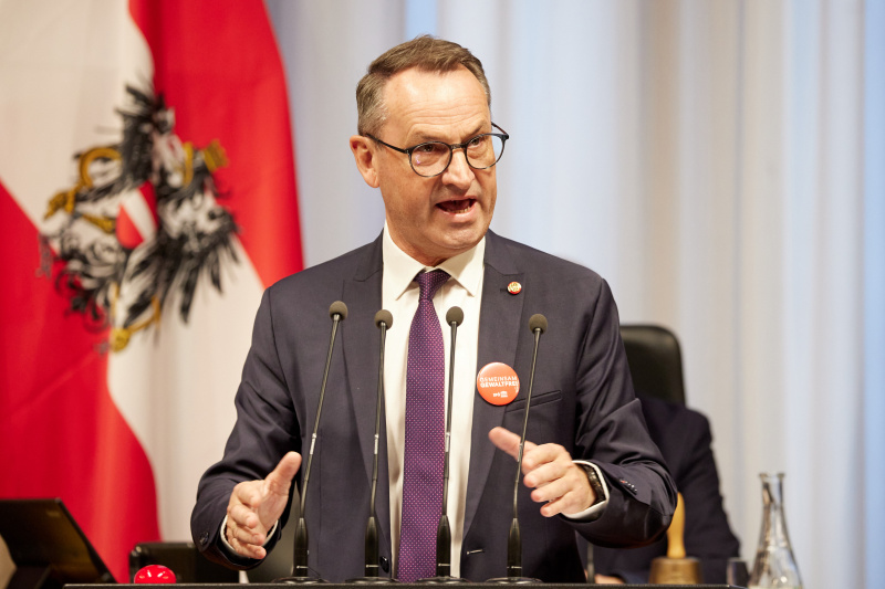 Am Rednerpult: Bundesrat Dominik Reisinger (SPÖ)