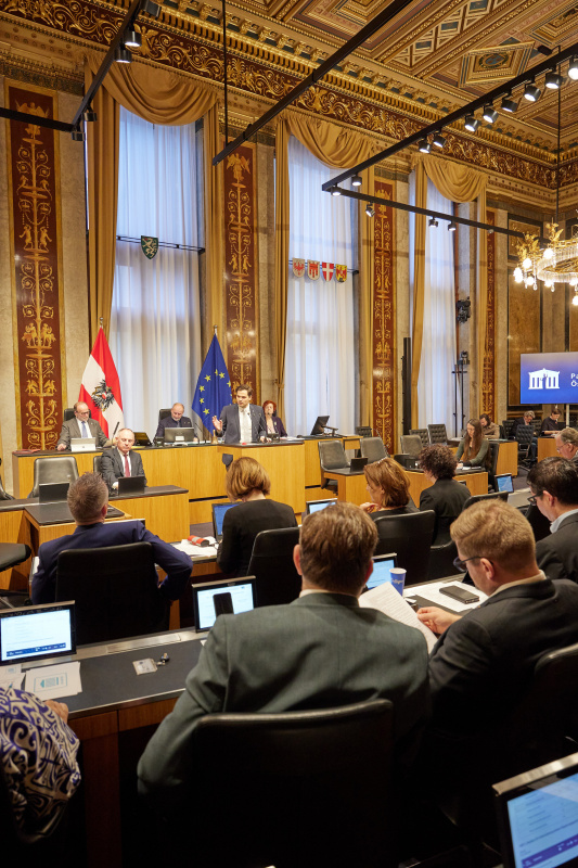 Am Rednerpult: Bundesrat Sebastian Stark (ÖVP)