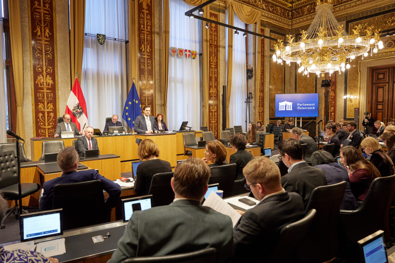 Am Rednerpult: Bundesrat Sebastian Stark (ÖVP)