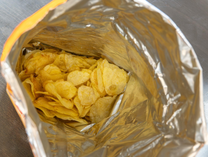 Halbvolles Chipssackerl
