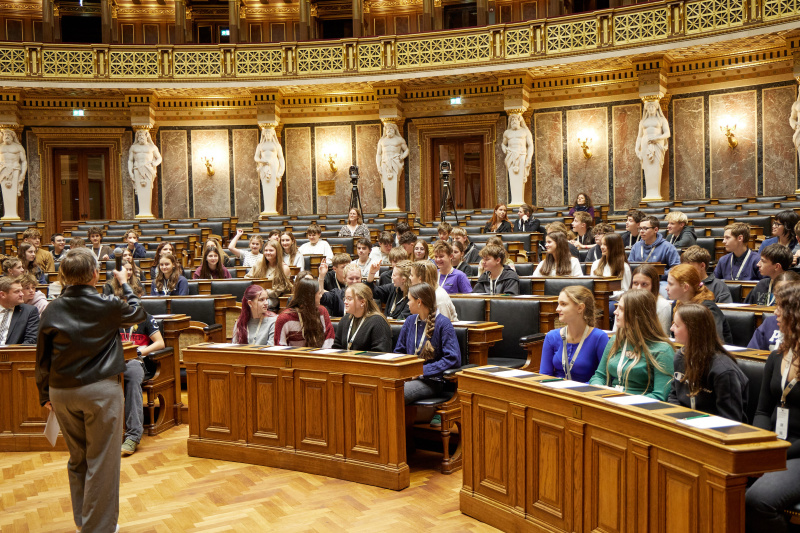 Blick Richtung Schülerinnen und Schüler