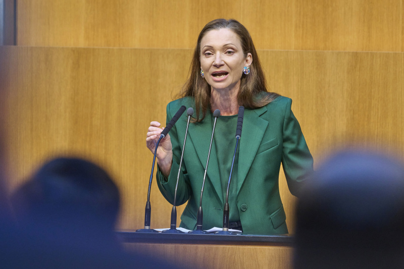 Am Rednerinnenpult Nationalratsabgeordnete Susanne Fürst (FPÖ)