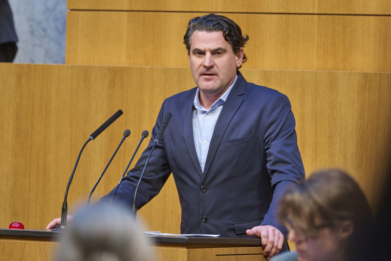 Am Rednerpult Nationalratsabgeordneter Christoph Zarits (ÖVP)