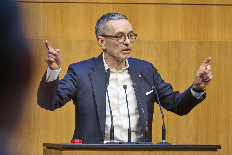 Am Rednerpult Klubobmann Herbert Kickl (FPÖ)