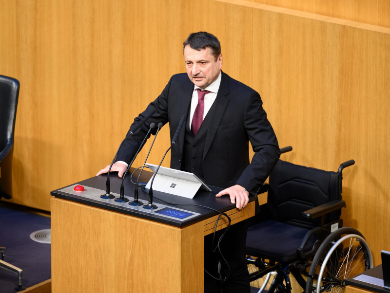 Sprachassistierte Rede des Nationalratsabgeordneten Klaus Fürlinger (ÖVP)