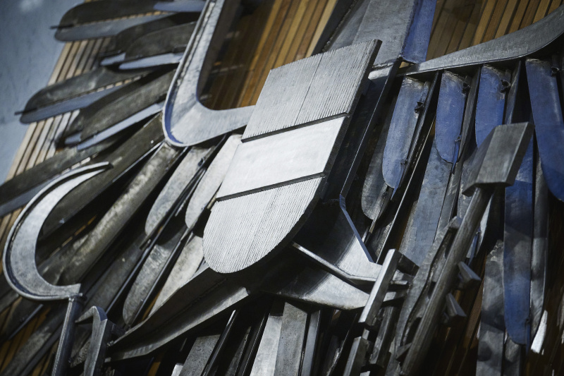 Detailaufnahme Adler im Nationalratssaal