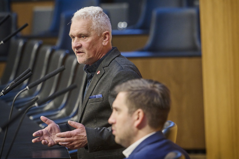 Am Rednerpult Nationalratsabgeordneter Christian Lausch (FPÖ)