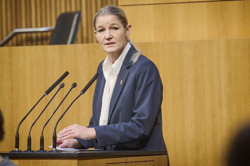 Am Rednerinnenpult Nationalratsabgeordnete Irene Eisenhut (FPÖ)