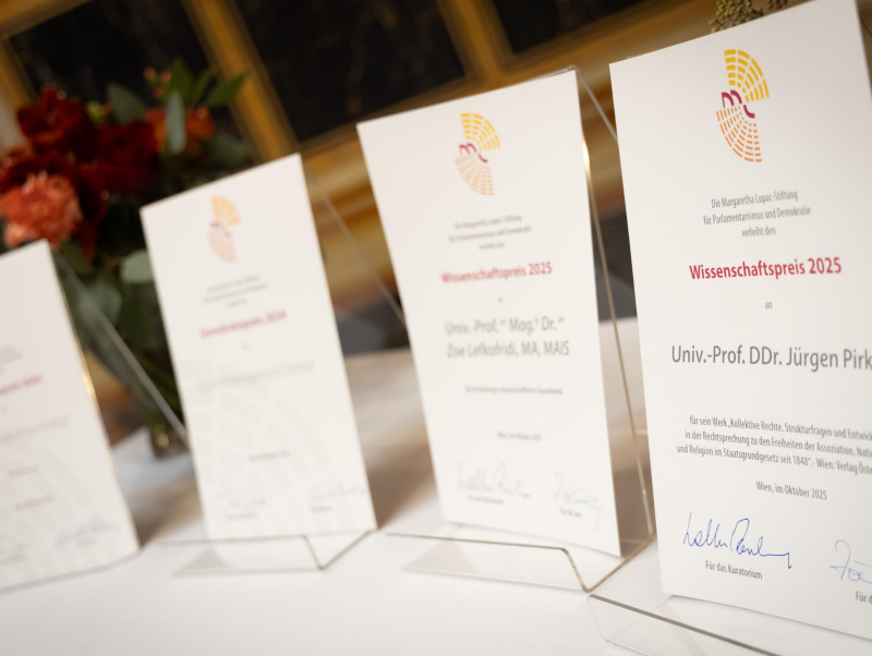 Margaretha Lupac-Stiftung Wissenschaftspreis