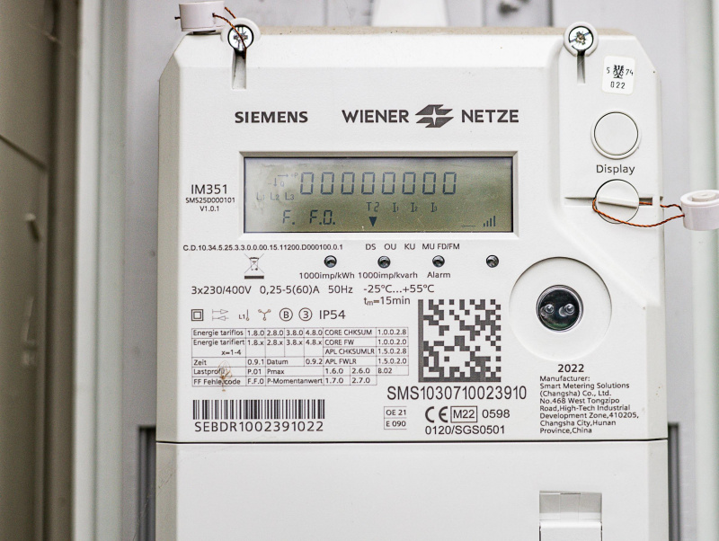 Stromzähler der Wiener Netze