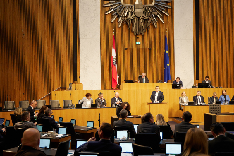 Am Rednerpult: Nationalratsabgeordneter Kurt Egger (ÖVP)