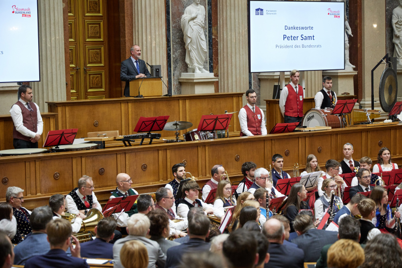 Dankesworte Bundesratspräsident Peter Samt (FPÖ)