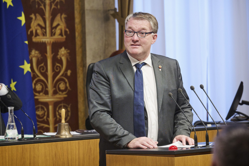 Am Rednerpult Bundesrat Markus Steinmaurer (FPÖ)