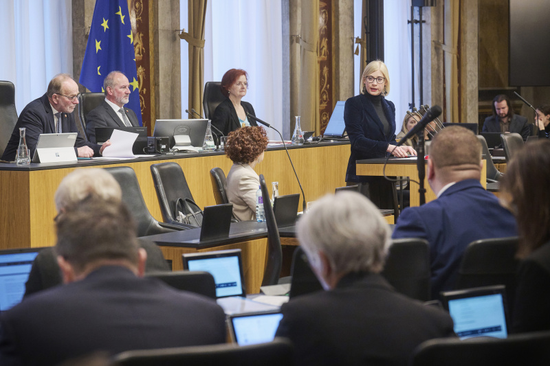 Am Rednerinnenpult Bundesrätin Sandra Lassnig (ÖVP)
