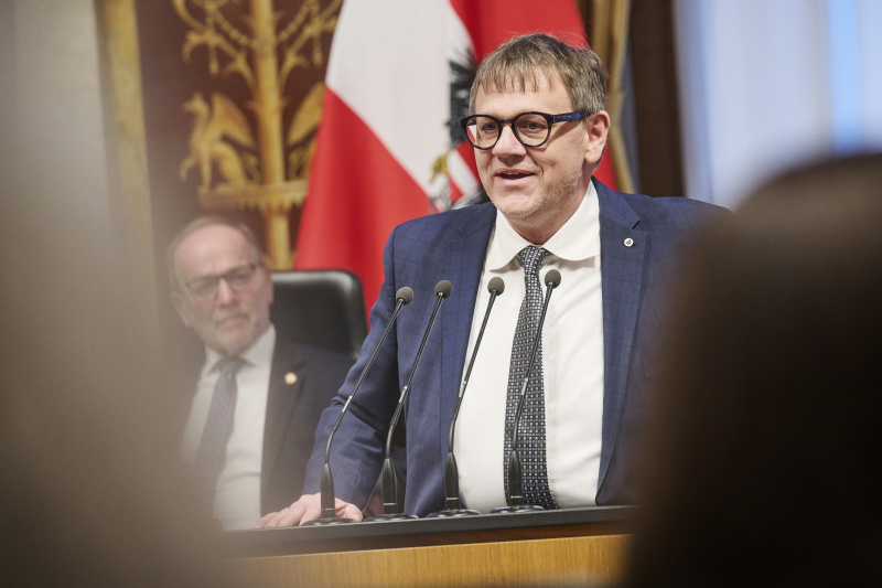 Am Rednerpult Bundesrat Christoph Thoma (ÖVP)