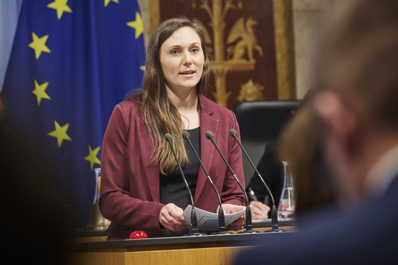 Am Rednerinnenpult Bundesrätin Viktoria Hutter (ÖVP)