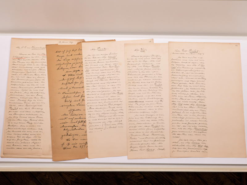 Blick ins Archiv - Vernehmungsprotokoll, aufgenommen 27. und 18. Jänner 1899, Parlamentsarchiv AH 1n-1-3.