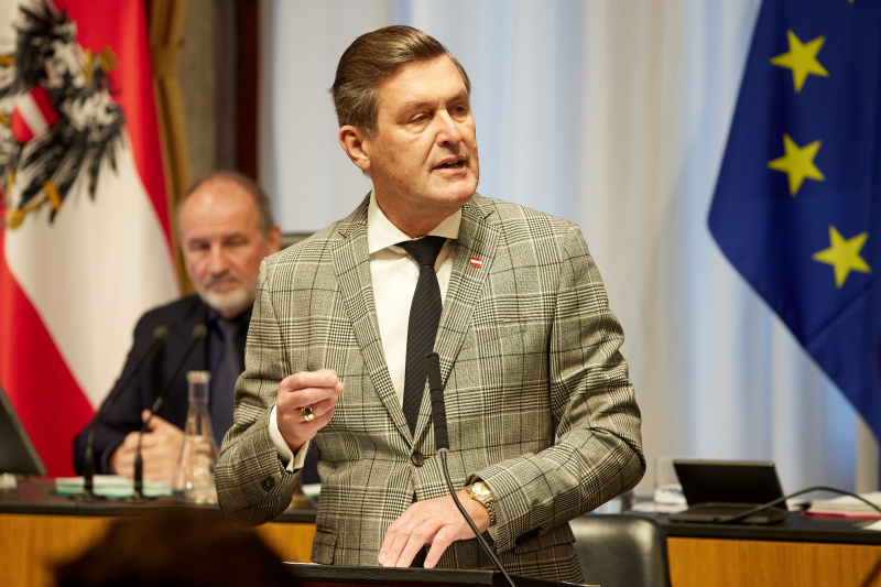 Rede Infrastrukturminister Peter Hanke (SPÖ)