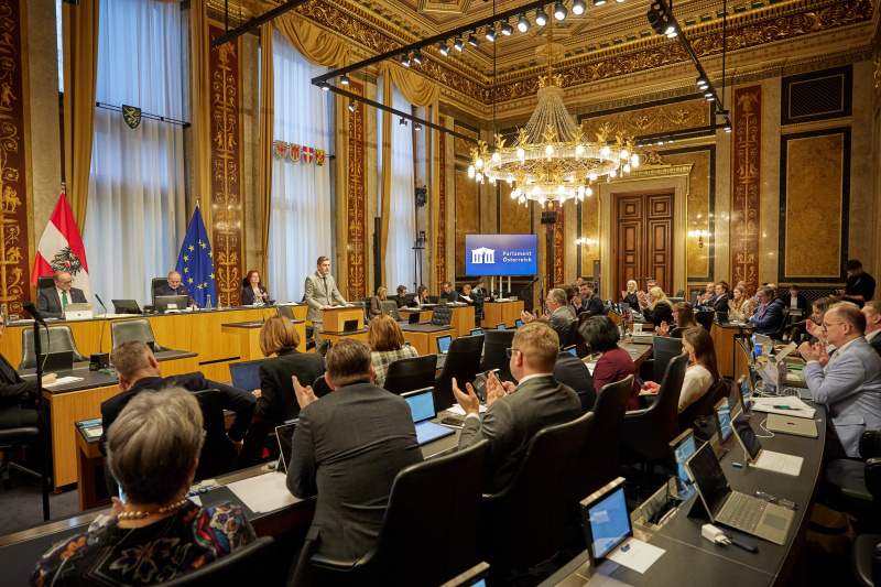 Rede Infrastrukturminister Peter Hanke (SPÖ)