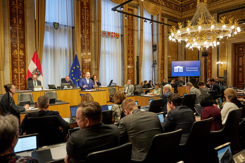 Am Rednerpult: Bundesrat Stephan Auer-Stüger (SPÖ)
