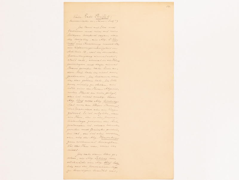 Protokoll Nr. 14: Aussage von Dr. Josef Penížek (Berichterstatter der „Narodni Listý“)