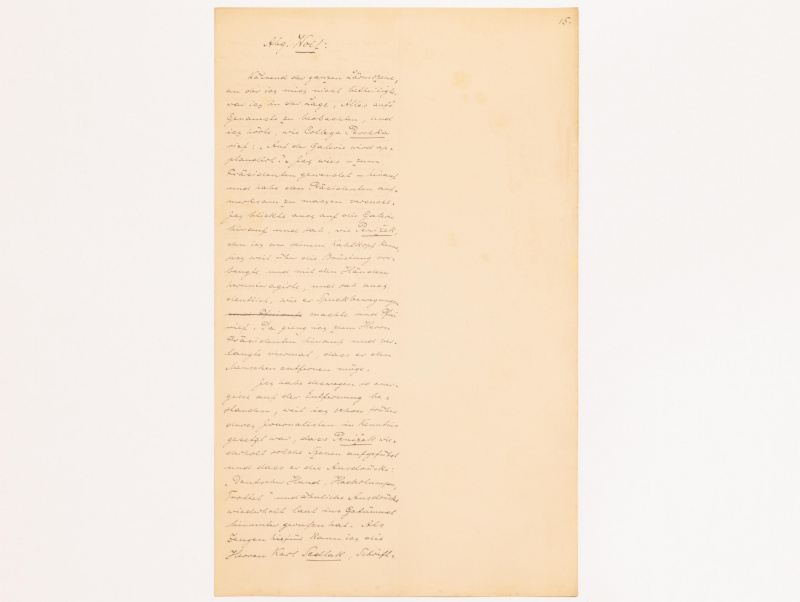 Protokoll Nr. 15: Aussage des Abgeordneten Karl Hermann Wolf