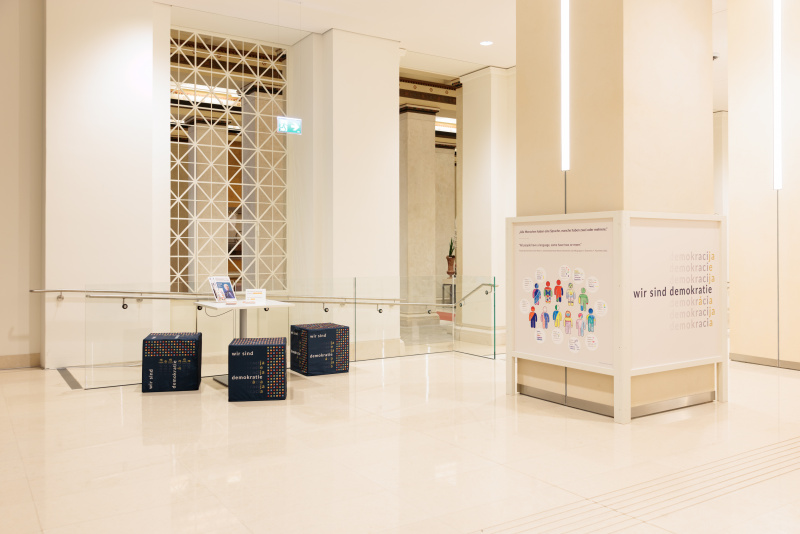 Ausstellung in der Agora